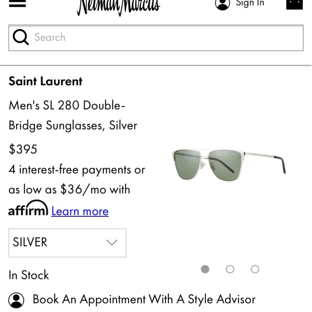 SAINT LAURENT Men’s Sunglasses - Picture 6 of 6